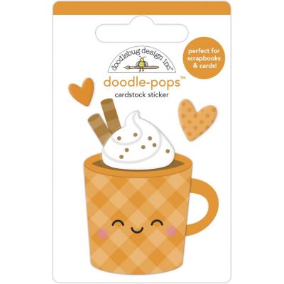 Doodlebug Pumpkin Spice Sticker Doodle-Pops - Pumpkin Spice